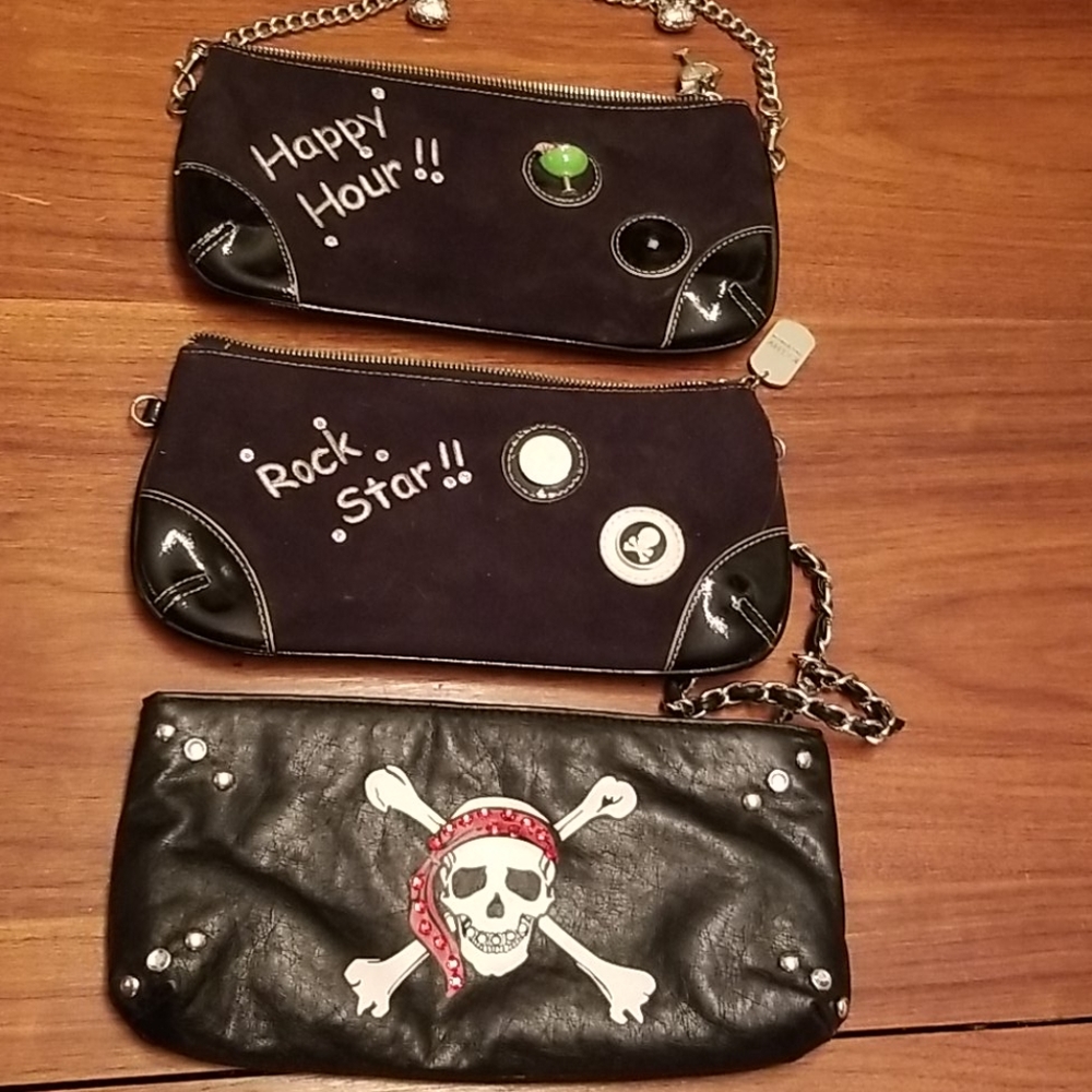 3 Rock and roll purses...various brands!